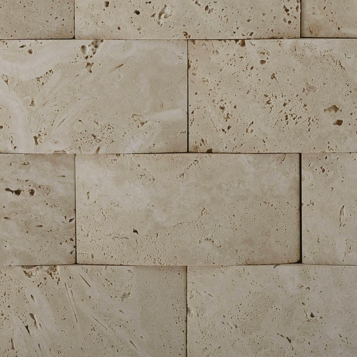 2x4 Ivory Travertine CNC Arched 3D Brick Mosaic Tile 2x4 Ivory Travertine CNC Arched 3D Brick Mosaic Tile - American Tile Depot