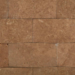 2x4 Noce Travertine CNC Arched 3D Brick Mosaic Tile 2x4 Noce Travertine CNC Arched 3D Brick Mosaic Tile - American Tile Depot
