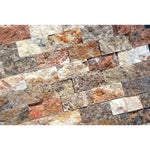 2x4 Scabos Travertine Split-Faced Brick Mosaic Tile 2x4 Scabos Travertine Split-Faced Brick Mosaic Tile - American Tile Depot