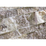 2x4 Silver Travertine Split-Faced Mosaic Tile 2x4 Silver Travertine Split-Faced Mosaic Tile - American Tile Depot