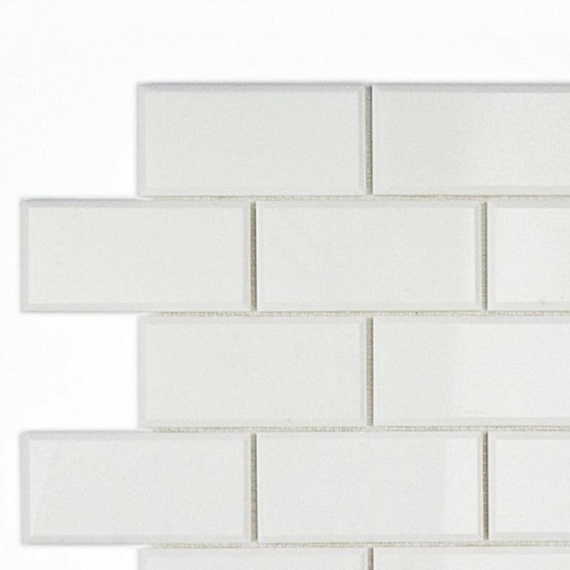 2x4 Thassos White Marble Honed & Beveled Brick Mosaic Tile 2x4 Thassos White Marble Honed & Beveled Brick Mosaic Tile - American Tile Depot