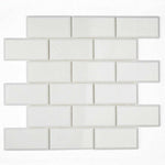 2x4 Thassos White Marble Honed & Beveled Brick Mosaic Tile 2x4 Thassos White Marble Honed & Beveled Brick Mosaic Tile - American Tile Depot