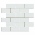 2x4 Thassos White Marble Polished Brick Mosaic Tile 2x4 Thassos White Marble Polished Brick Mosaic Tile - American Tile Depot