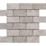 2x4 Tundra Gray (Atlantic Gray) Marble Polished Brick Mosaic Tile 2x4 Tundra Gray (Atlantic Gray) Marble Polished Brick Mosaic Tile - American Tile Depot