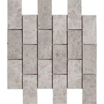 2x4 Tundra Gray (Atlantic Gray) Marble Polished Brick Mosaic Tile 2x4 Tundra Gray (Atlantic Gray) Marble Polished Brick Mosaic Tile - American Tile Depot