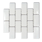 CLEARANCE – 2x4 Rittenhouse Arctic White Semi Gloss Ceramic Mosaic Wall Tile CLEARANCE – 2x4 Rittenhouse Arctic White Semi Gloss Ceramic Mosaic Wall Tile - American Tile Depot