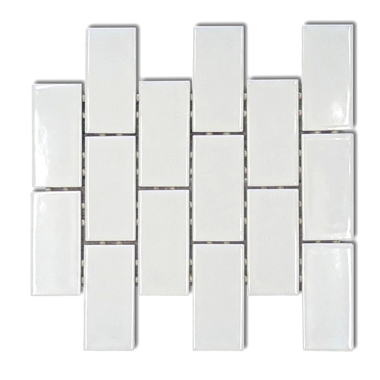 CLEARANCE – 2x4 Rittenhouse Arctic White Semi Gloss Ceramic Mosaic Wall Tile CLEARANCE – 2x4 Rittenhouse Arctic White Semi Gloss Ceramic Mosaic Wall Tile - American Tile Depot