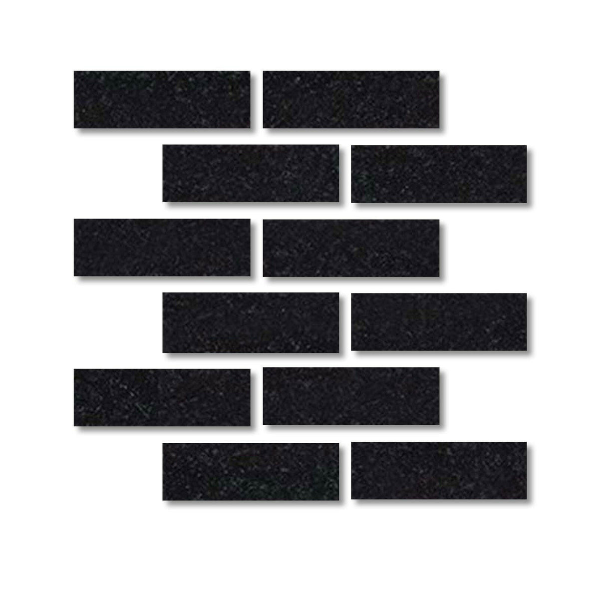 Special Cut | 2x6 Absolute Black Granite Polished Tile - American Tile Depot