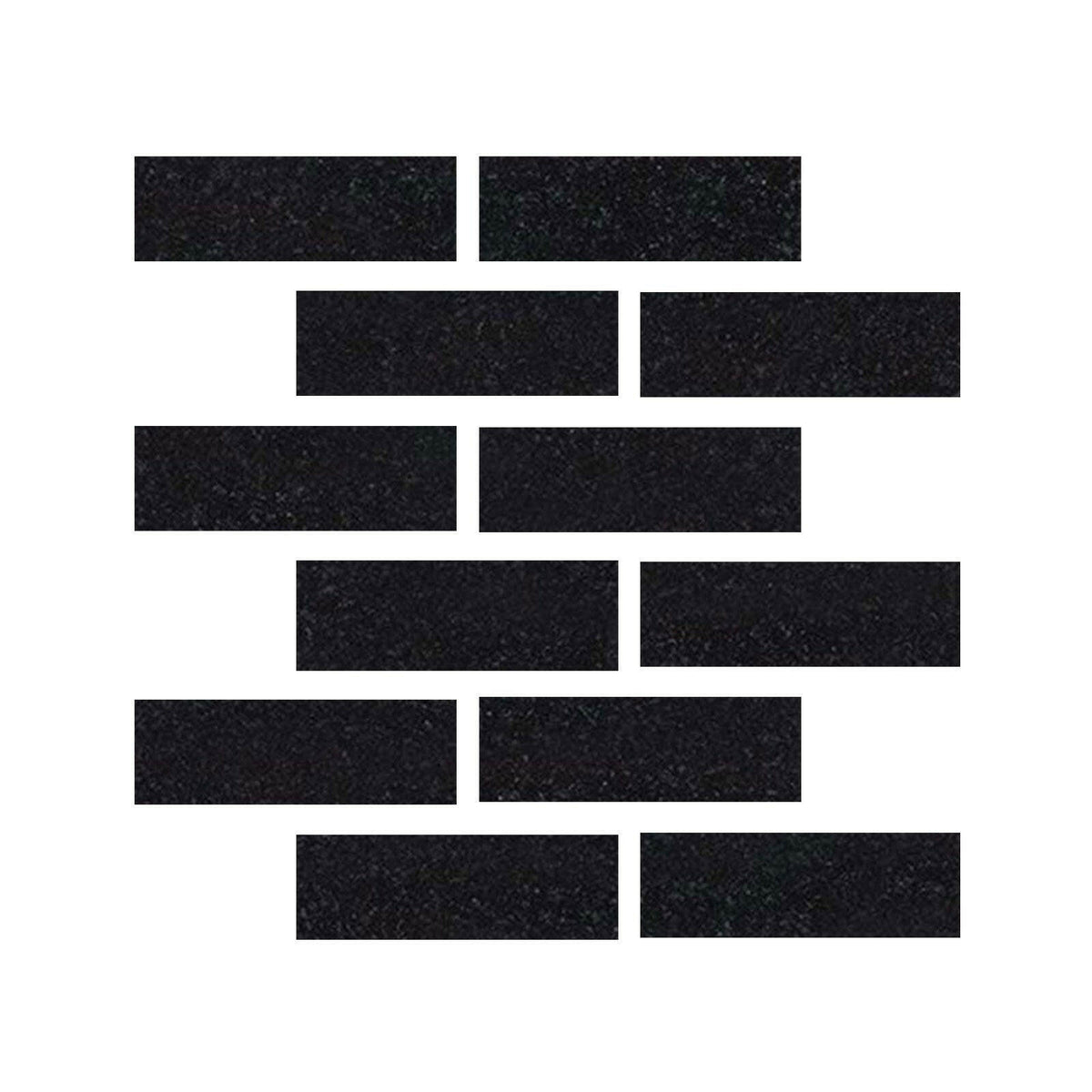 Special Cut | 2x6 Absolute Black Granite Polished Tile - American Tile Depot