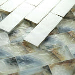 2x6 Aesthetic Onyx Mauna Subway Brick Glass Mosaic Wall Tile 2x6 Aesthetic Onyx Mauna Subway Brick Glass Mosaic Wall Tile - American Tile Depot