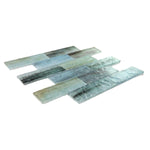 2x6 Aesthetic Wood Lake Subway Brick Glass Mosaic Wall Tile 2x6 Aesthetic Wood Lake Subway Brick Glass Mosaic Wall Tile - American Tile Depot