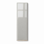 2x6 Palette Tender Gray Glossy Solid Color Ceramic Bullnose Tile - American Tile Depot