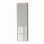 2x6 Palette Tender Gray Glossy Solid Color Ceramic Bullnose Tile - American Tile Depot