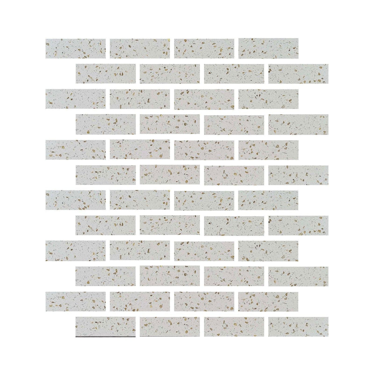 Special Cut | 2x6 Terrazzo Gold Marble Polished Tile - American Tile Depot
