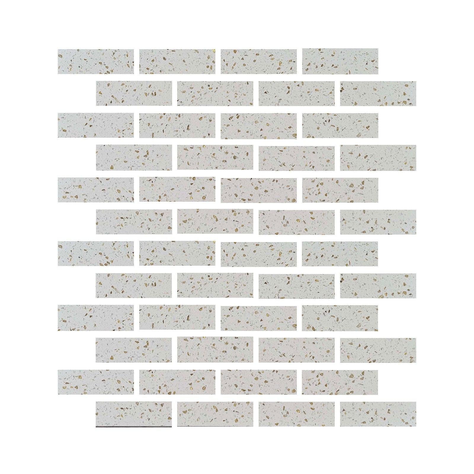 Special Cut | 2x6 Terrazzo Gold Marble Polished Tile - American Tile Depot