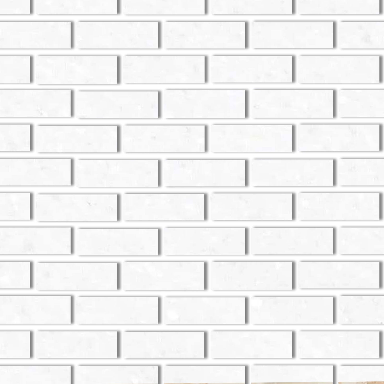 Special Cut | 2x6 Thassos White Marble Honed Tile - American Tile Depot