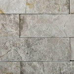 2x6 Tundra Gray (Atlantic Gray) Marble Split-Faced Mosaic Tile 2x6 Tundra Gray (Atlantic Gray) Marble Split-Faced Mosaic Tile - American Tile Depot