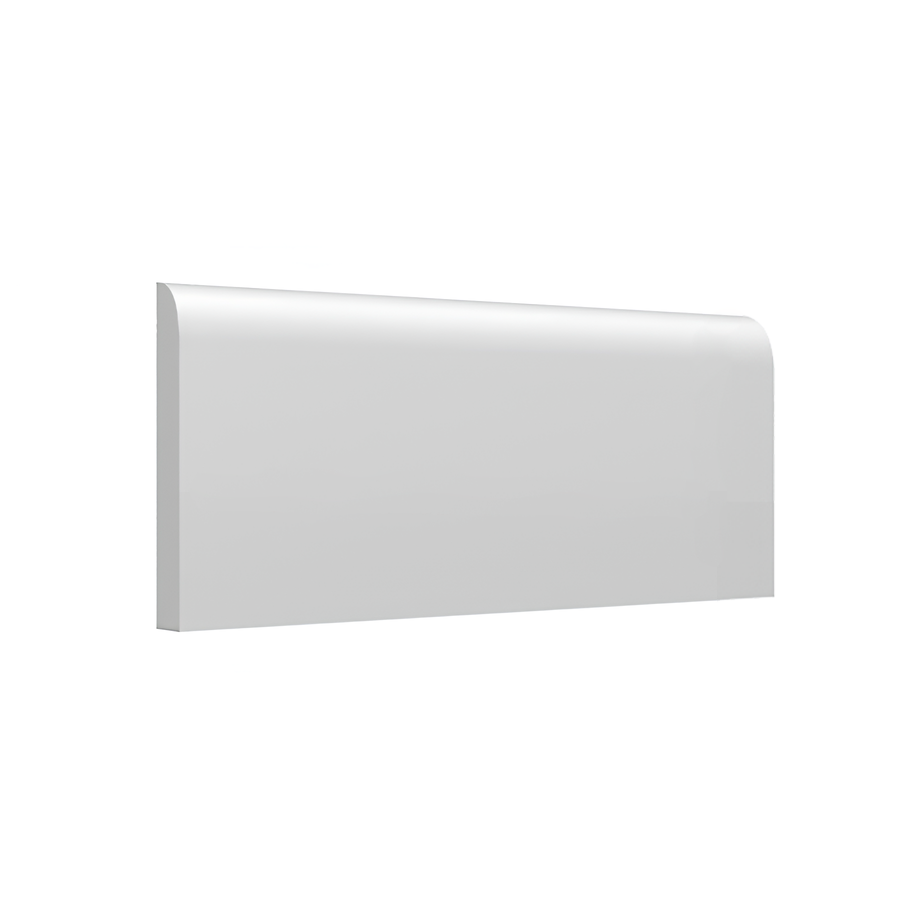 2x6 Palette White Ice Glossy Ceramic Bullnose Tile - American Tile Depot