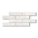 2x8 Bianco Congelato Dolomite Leathered Tile - American Tile Depot