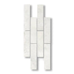 2x8 Bianco Congelato Dolomite Leathered Tile - American Tile Depot