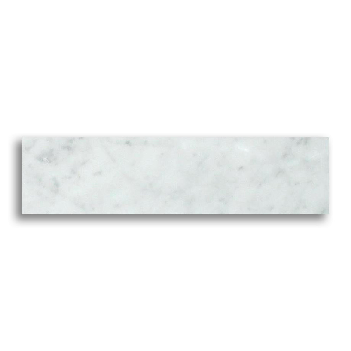 2x8 Carrara White Marble Honed Tile