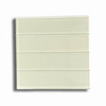 2x8 Cream Beige Glass Subway Tile - Rainbow Series - American Tile Depot
