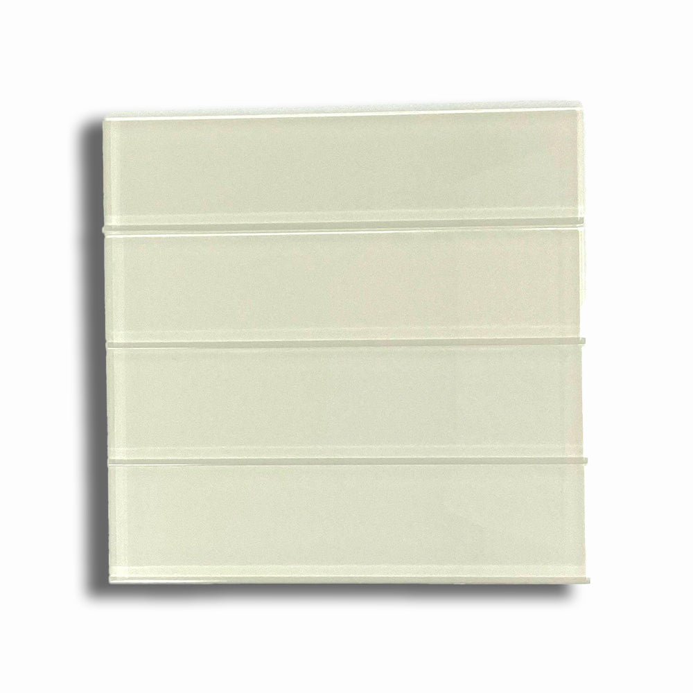 2x8 Cream Beige Glass Subway Tile - Rainbow Series - American Tile Depot