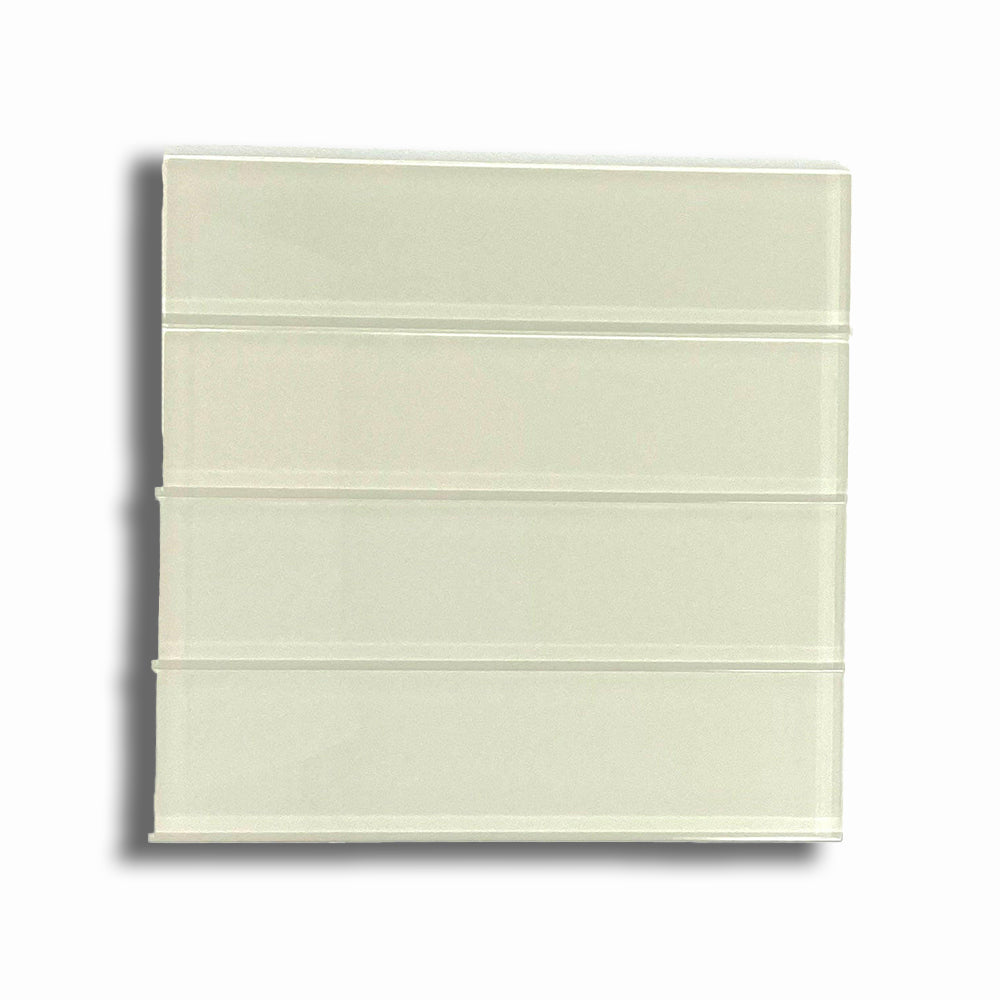 2x8 Cream Beige Glass Subway Tile - Rainbow Series - American Tile Depot