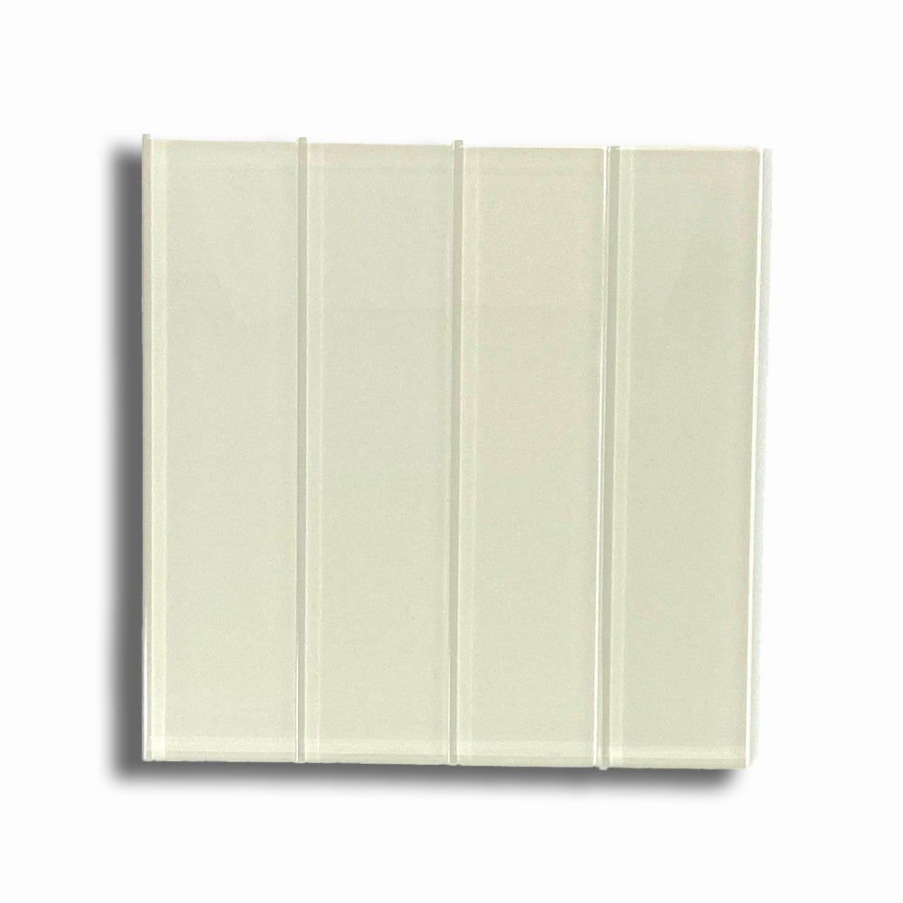 2x8 Cream Beige Glass Subway Tile - Rainbow Series - American Tile Depot