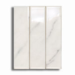2x8 Lumina Bianco Glossy Marble Look Ceramic Tile - American Tile Depot