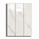 2x8 Lumina Bianco Glossy Marble Look Ceramic Tile - American Tile Depot