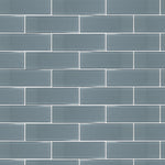2x8 Ocean Blue Glass Subway Tile - Rainbow Series - American Tile Depot