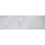 2x8 Oriental White / Asian Statuary Marble Polished Tile - American Tile Depot