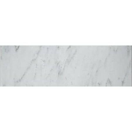 2x8 Oriental White / Asian Statuary Marble Polished Tile - American Tile Depot