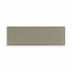 2x8 Taupe Glass Subway Tile - Rainbow Series - American Tile Depot