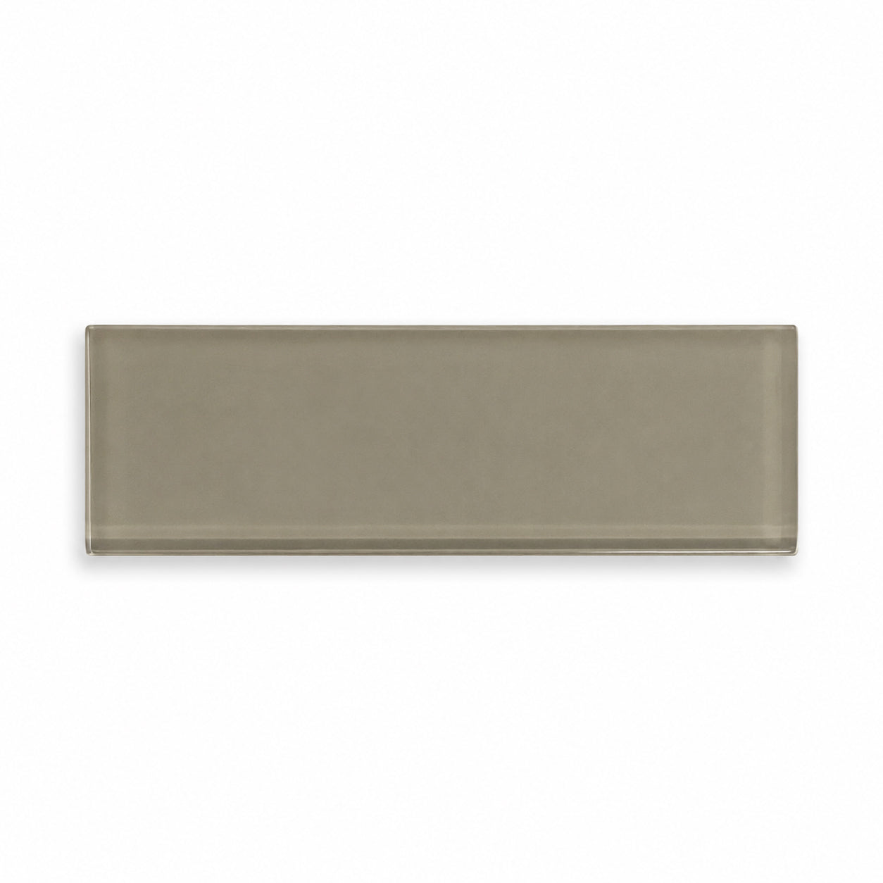 2x8 Taupe Glass Subway Tile - Rainbow Series - American Tile Depot