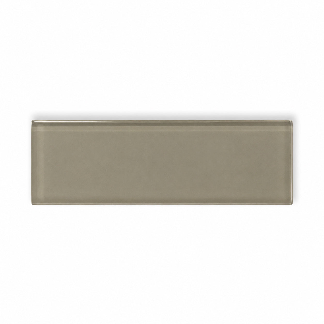 2x8 Taupe Glass Subway Tile - Rainbow Series - American Tile Depot