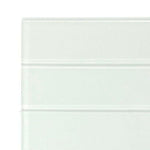 2x8 White Glass Subway Tile - Rainbow Series 2x8 White Glass Subway Tile - Rainbow Series - American Tile Depot