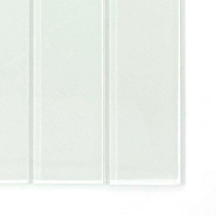 2x8 White Glass Subway Tile - Rainbow Series 2x8 White Glass Subway Tile - Rainbow Series - American Tile Depot