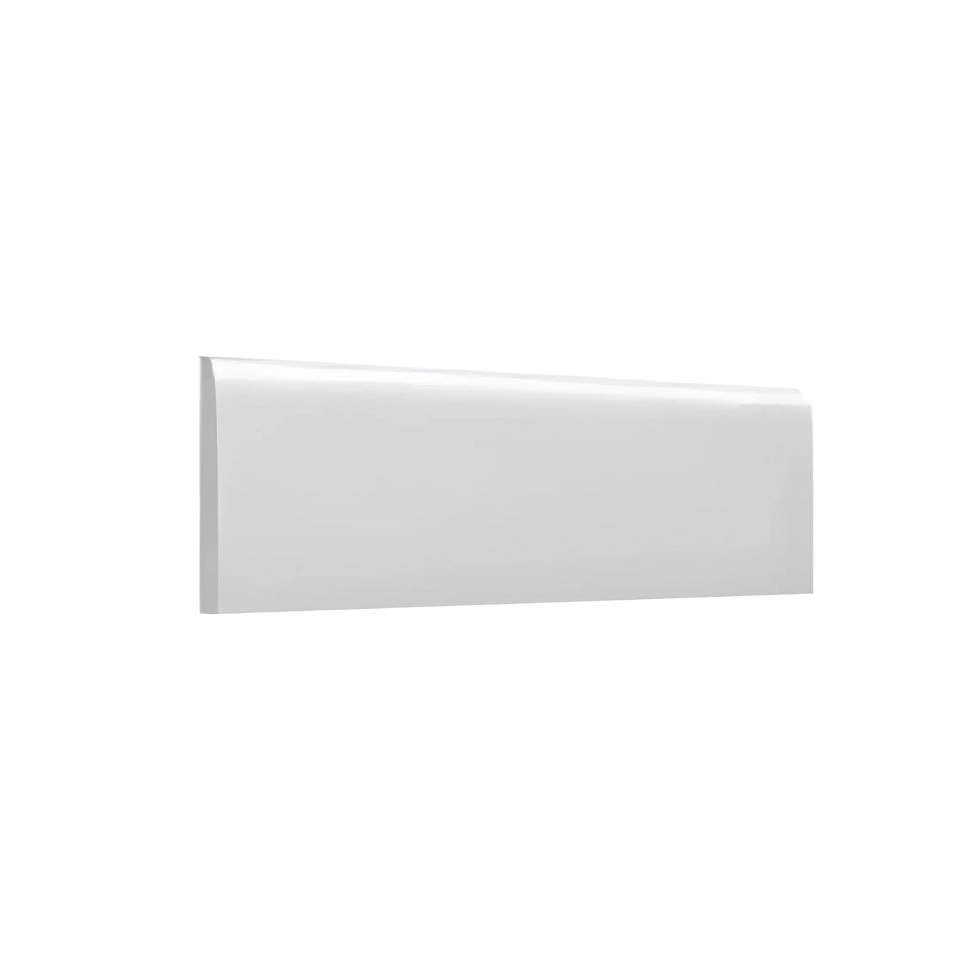 2x8 Palette White Ice Glossy Solid Color Ceramic Bullnose Tile 2x8 Palette White Ice Glossy Solid Color Ceramic Bullnose Tile - American Tile Depot