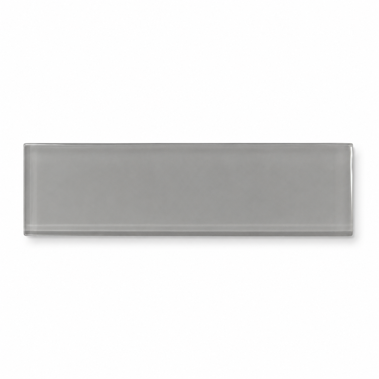 2x8 Mist Gray Glass Subway Tile - Rainbow Series - American Tile Depot