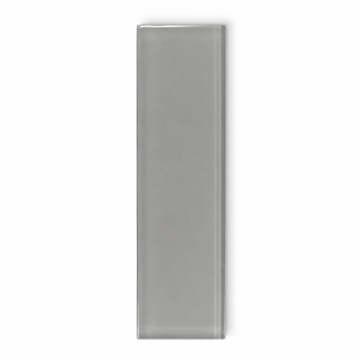 2x8 Mist Gray Glass Subway Tile - Rainbow Series - American Tile Depot