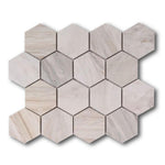 3" Beehive Eura Honed (Eurasian) Hexagon Marble Mosaic Tile 3" Beehive Eura Honed (Eurasian) Hexagon Marble Mosaic Tile - American Tile Depot