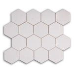 3" Beehive Thassos Polished Hexagon Marble Mosaic Tile 3" Beehive Thassos Polished Hexagon Marble Mosaic Tile - American Tile Depot
