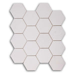 3" Beehive Thassos Polished Hexagon Marble Mosaic Tile 3" Beehive Thassos Polished Hexagon Marble Mosaic Tile - American Tile Depot