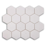 3" Beehive Thassos Polished Hexagon Marble Mosaic Tile 3" Beehive Thassos Polished Hexagon Marble Mosaic Tile - American Tile Depot