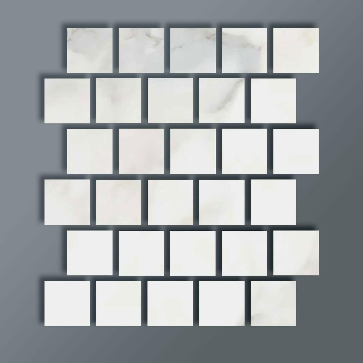 3 X 3 Calacatta Oliva Marble Honed Tile-American Tile Depot