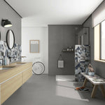 30x30 Nucleo Argent Matte Concrete Look Porcelain Tile 30x30 Nucleo Argent Matte Concrete Look Porcelain Tile - American Tile Depot