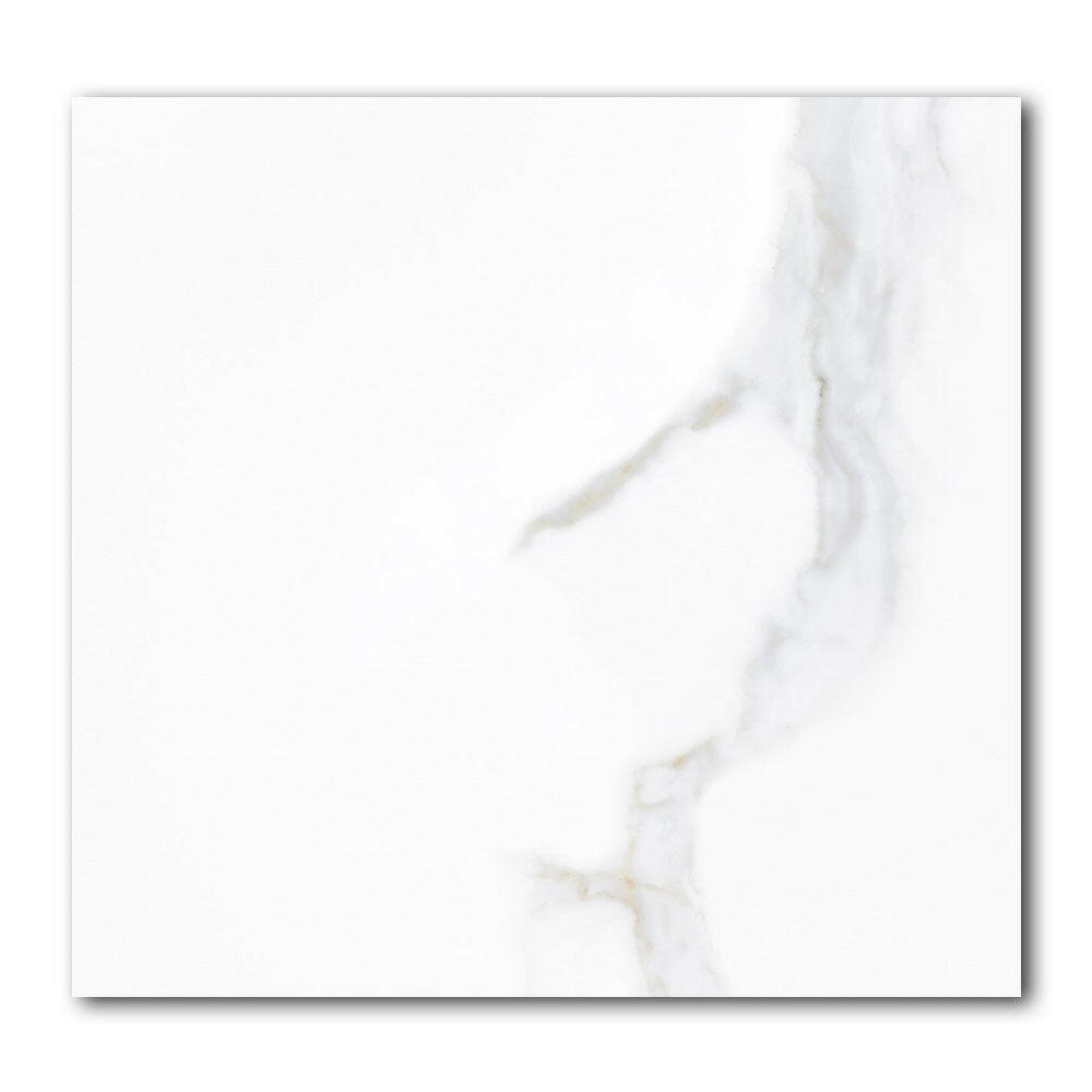 30x30 Virello Calacatta Lucido Polished Marble Look Porcelain Tile