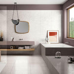 30x30 Skorra White Matte Terrazzo Look Porcelain Tile - American Tile Depot